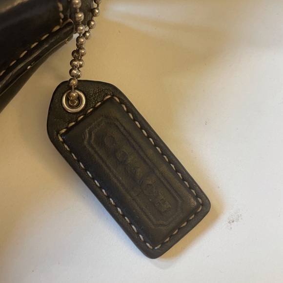 Vintage Coach Black Leather Shoulder Bag 5054 - Picture 6 of 9